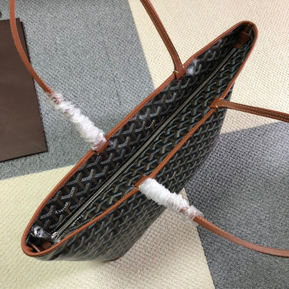 GOYARD ARTOIS PM TOTE BAG BLACK & TAN - insole - replica sneakers
