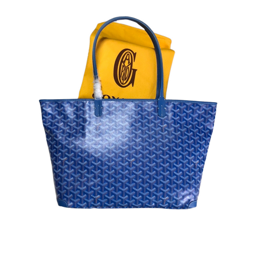 GOYARD Artois Pm Tote Bag - Blue Unisex Streetwear Limited Edition - The GOYARD ARTOIS PM TOTE BAG BLUE - REPLICA is a sophisticated blend of timeless