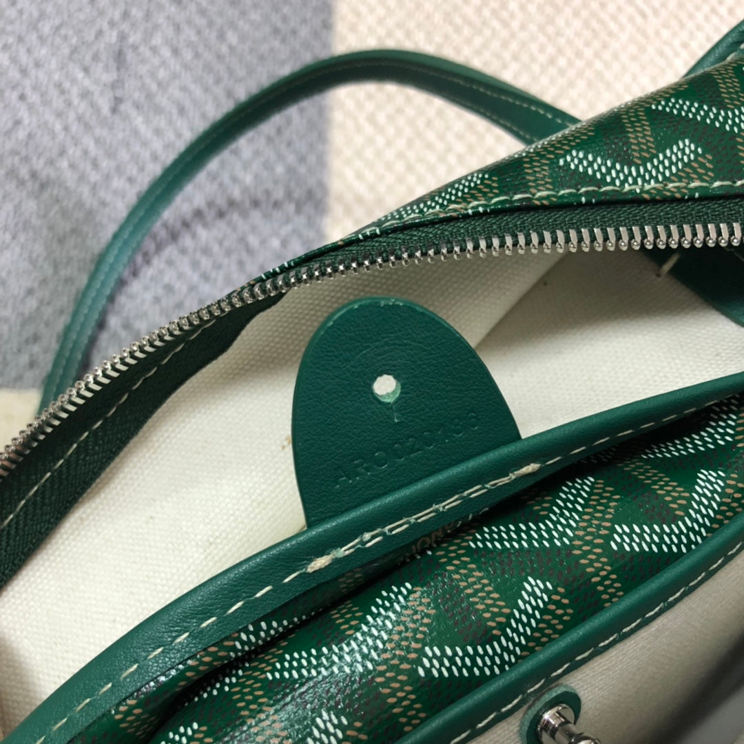 GOYARD ARTOIS PM TOTE BAG GREEN - side view - replica sneakers
