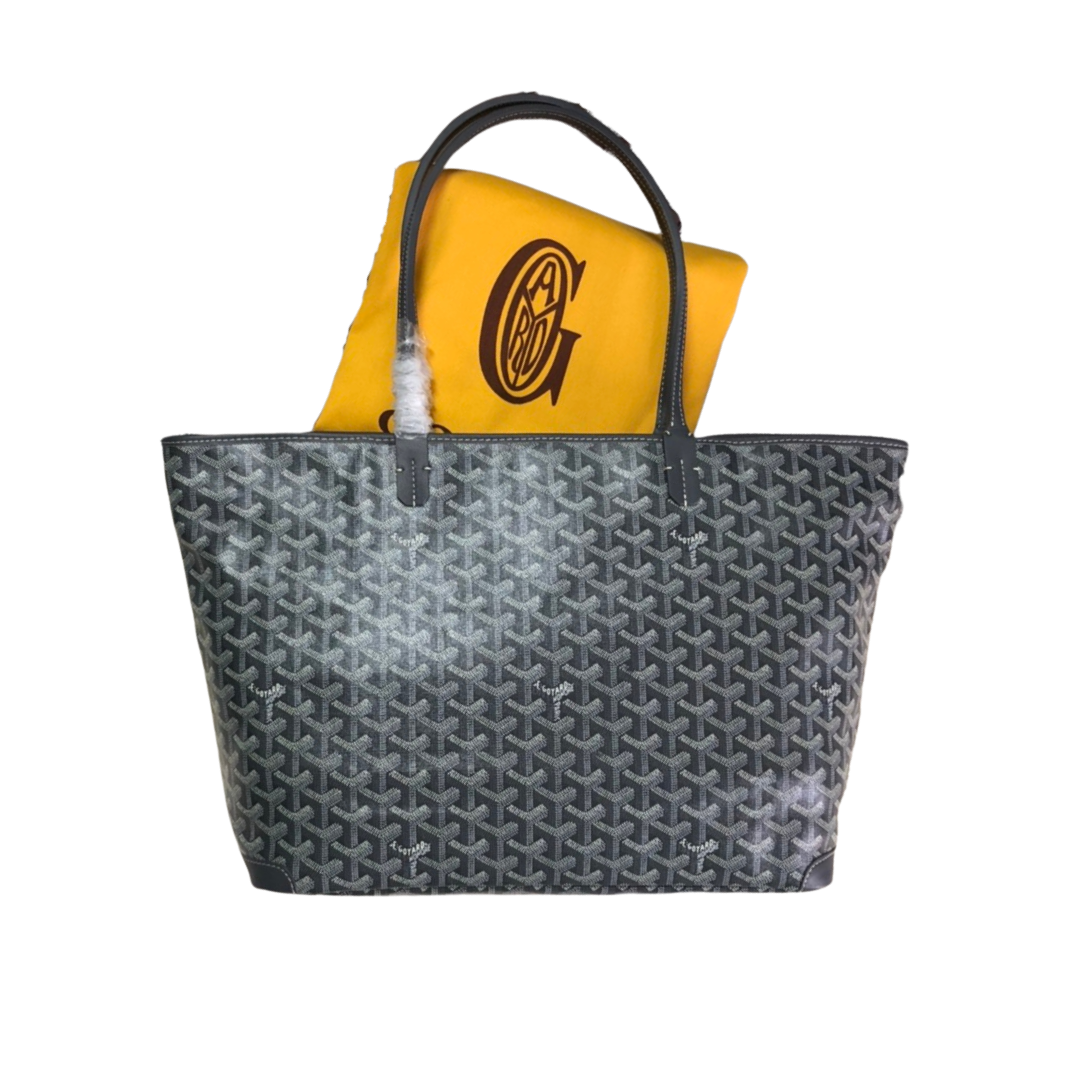 GOYARD Artois Pm Tote Bag - Grey Unisex Streetwear Limited Edition - The GOYARD ARTOIS PM TOTE BAG GREY - REPLICA is the epitome of understated elegance