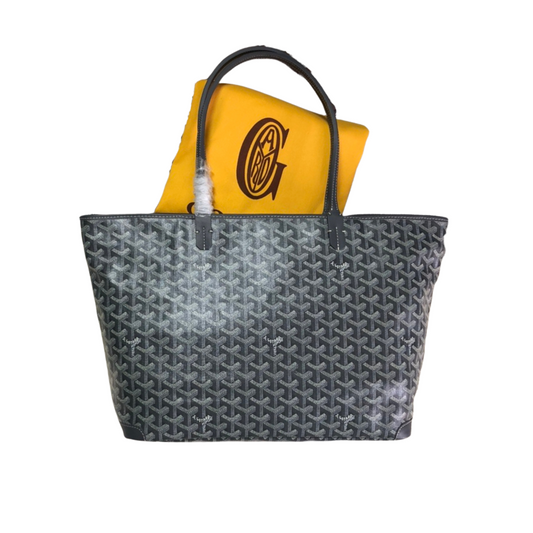 GOYARD Artois Pm Tote Bag - Grey Unisex Streetwear Limited Edition - The GOYARD ARTOIS PM TOTE BAG GREY - REPLICA is the epitome of understated elegance