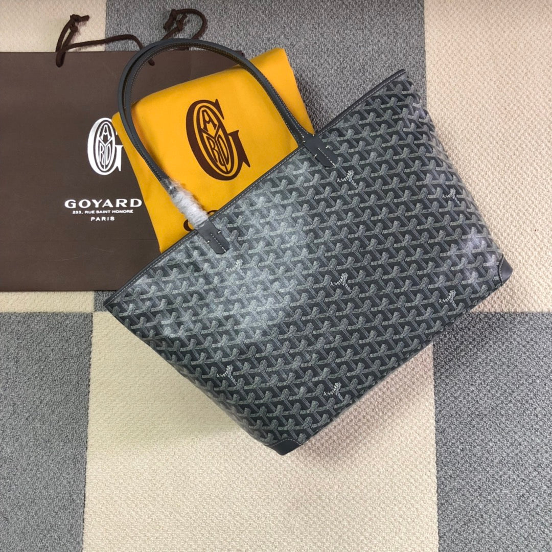 GOYARD ARTOIS PM TOTE BAG GREY - front view - replica sneakers
