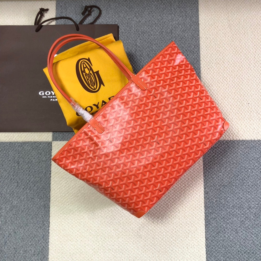 GOYARD ARTOIS PM TOTE BAG RED - front view - replica sneakers