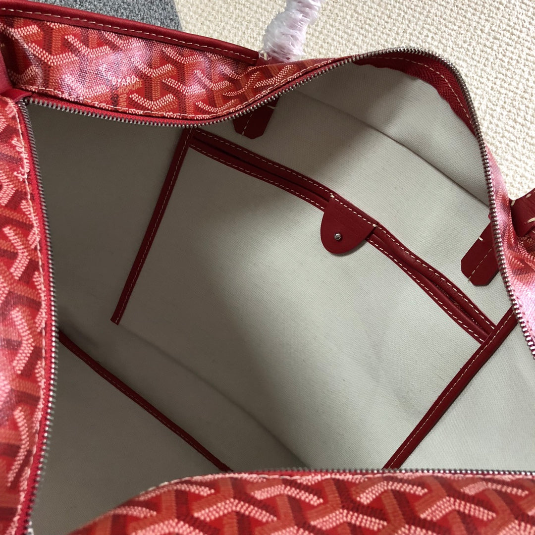 GOYARD ARTOIS PM TOTE BAG RED - close up - replica sneakers