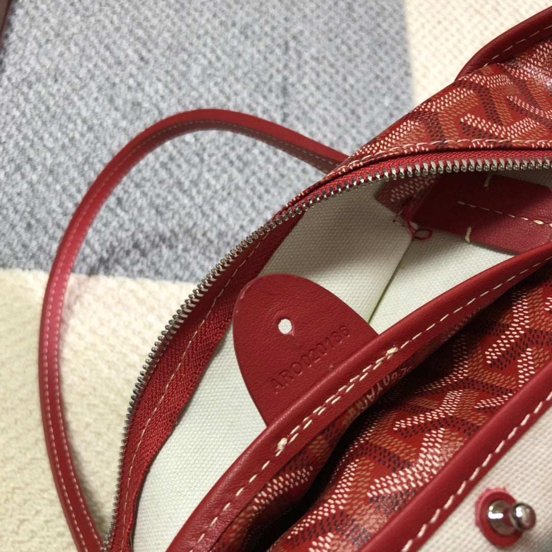 GOYARD ARTOIS PM TOTE BAG RED - outsole - replica sneakers