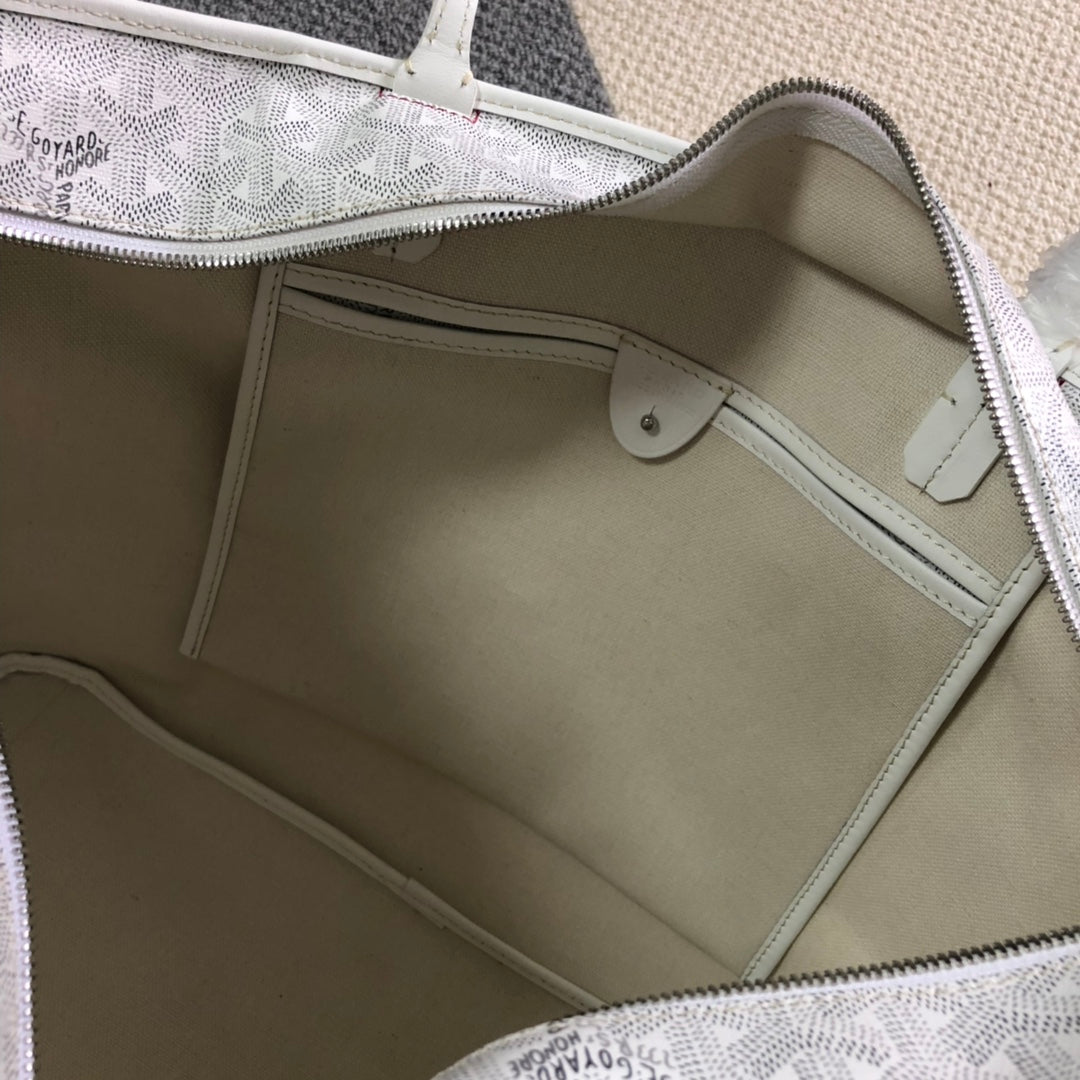 GOYARD ARTOIS PM TOTE BAG WHITE - side view - replica sneakers
