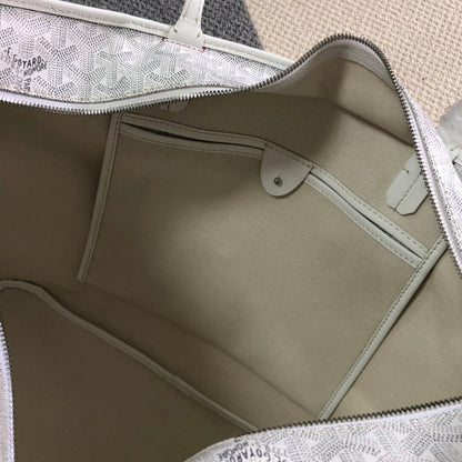 GOYARD ARTOIS PM TOTE BAG WHITE - side view - replica sneakers