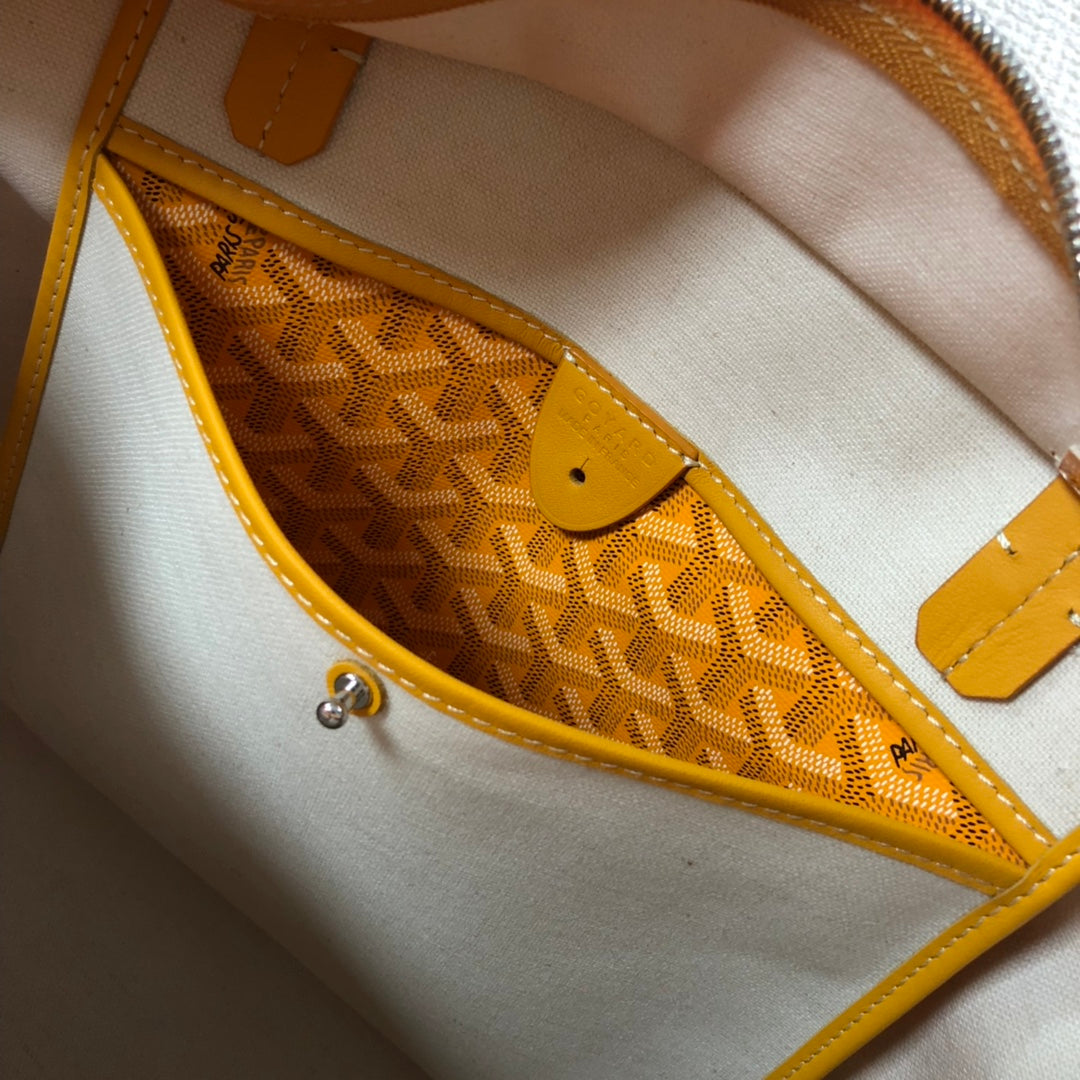 GOYARD ARTOIS PM TOTE BAG YELLOW - insole - replica sneakers