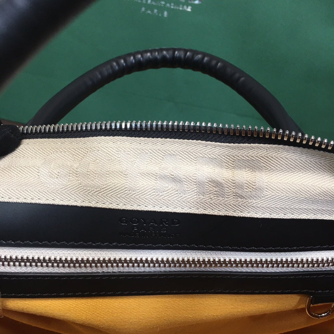 GOYARD BOSTON 50 TRAVEL BAG BLACK - insole - replica sneakers