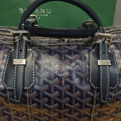 GOYARD BOSTON 50 TRAVEL BAG NAVY - back view - replica sneakers