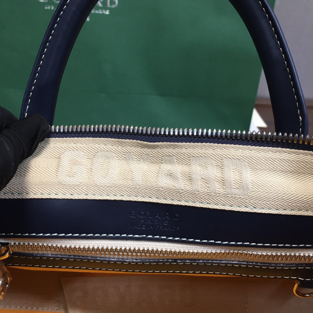 GOYARD BOSTON 50 TRAVEL BAG NAVY - insole - replica sneakers