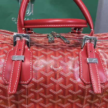 GOYARD BOSTON 50 TRAVEL BAG RED - outsole - replica sneakers