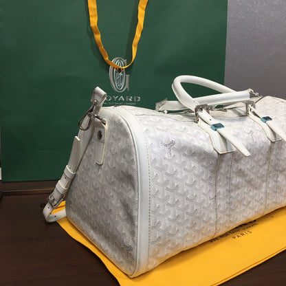 GOYARD BOSTON 50 TRAVEL BAG WHITE - outsole - replica sneakers