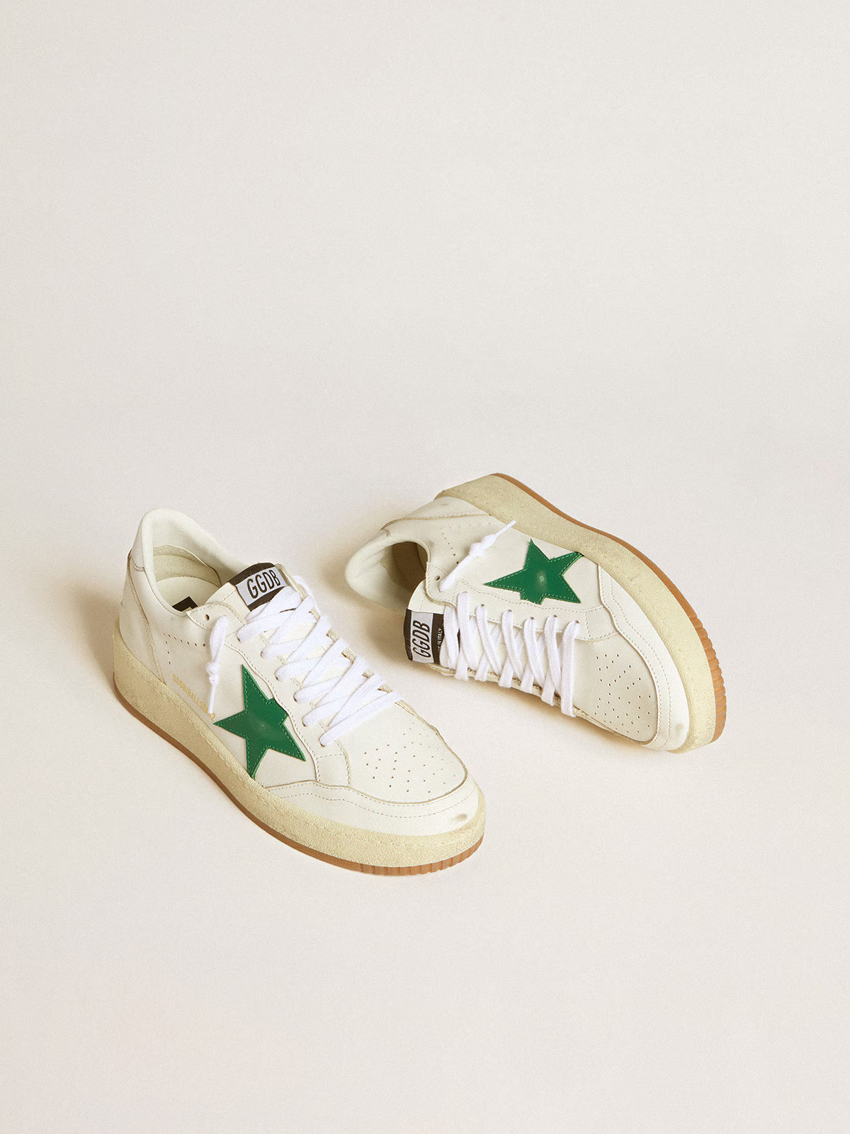 Golden Goose Ball Star 2 Sneaker c Leather Star - White Unisex Streetwear Limited Edition