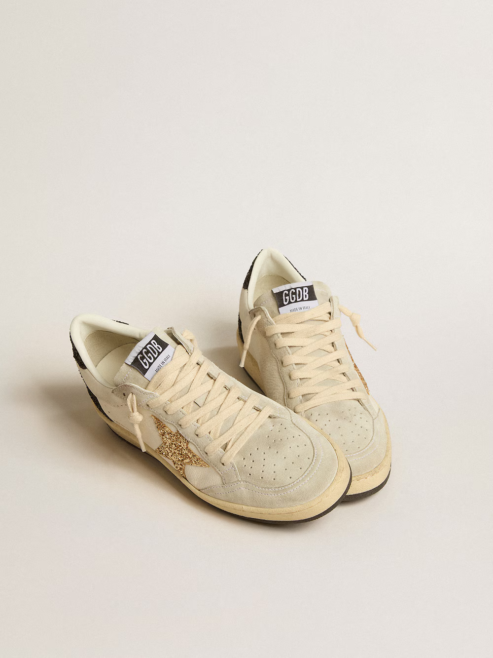 Golden Goose Ball Star Ltd Glitter Sneaker - Black Unisex Streetwear Limited Edition