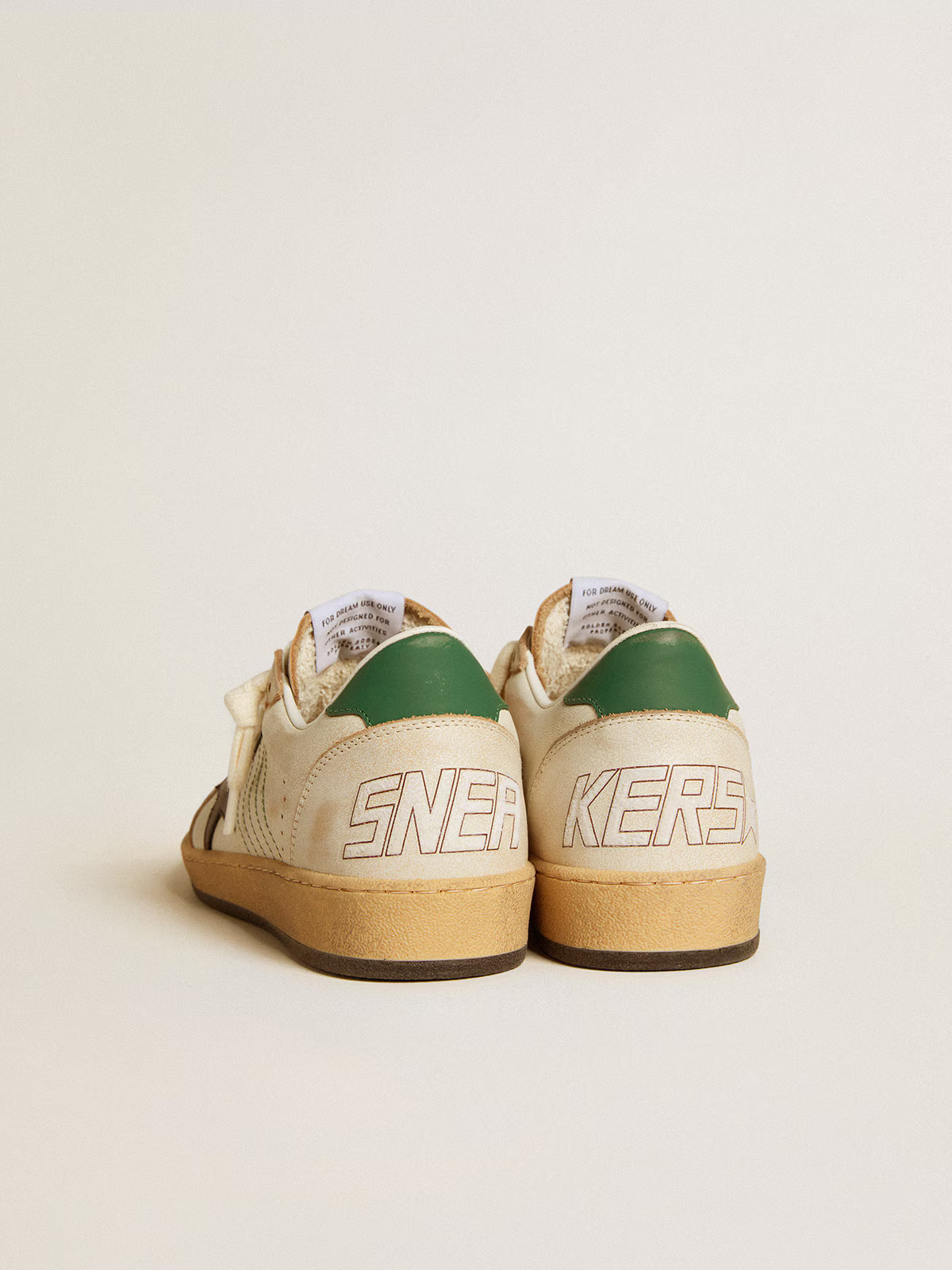 Golden Goose Ball Star Sneaker c Cream & - Black Unisex Streetwear Limited Edition