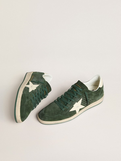 Golden Goose Ball Star Sneaker c Forest Suede - Green Unisex Streetwear Limited Edition