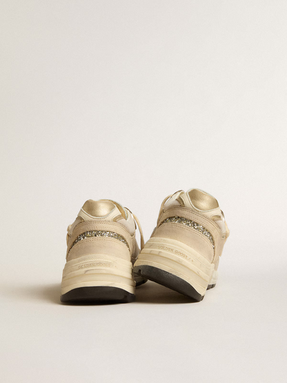 Golden Goose Dad-star Sneaker Glitter - Beige Unisex Streetwear Limited Edition