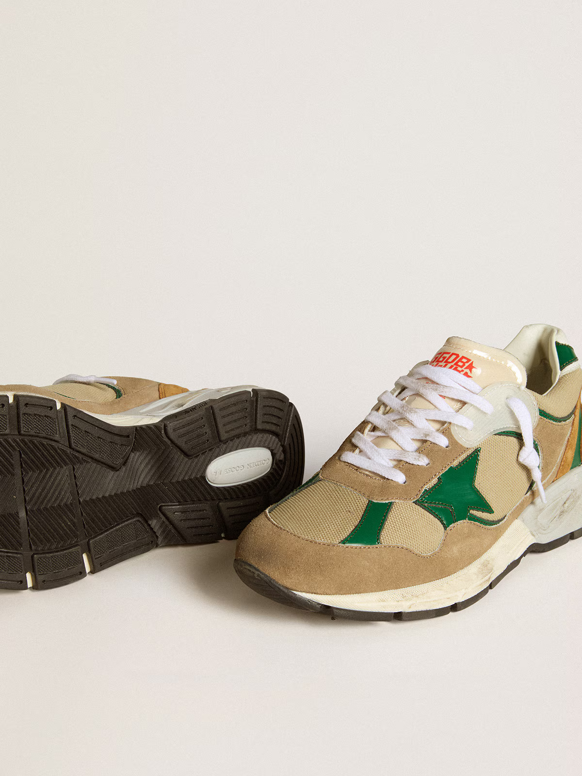 Golden Goose Dad-star Sneaker Beige - - Green Unisex Streetwear Limited Edition