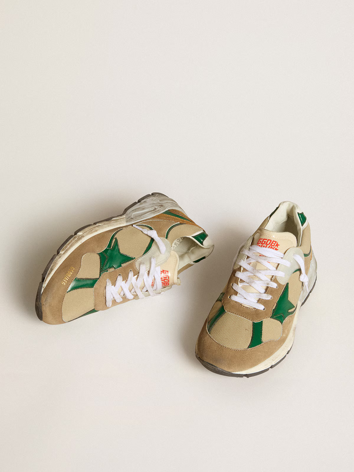 Golden Goose Dad-star Sneaker Beige - - Green Unisex Streetwear Limited Edition
