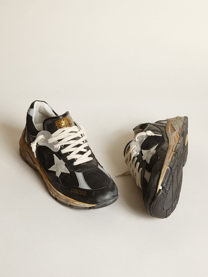 Golden Goose Dad-star Sneaker - Silver Sneakers - Black Unisex Streetwear Limited Edition