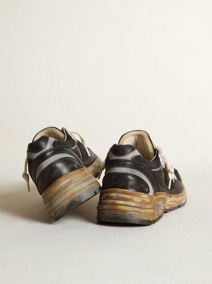 Golden Goose Dad-star Sneaker - Silver Sneakers - Black Unisex Streetwear Limited Edition