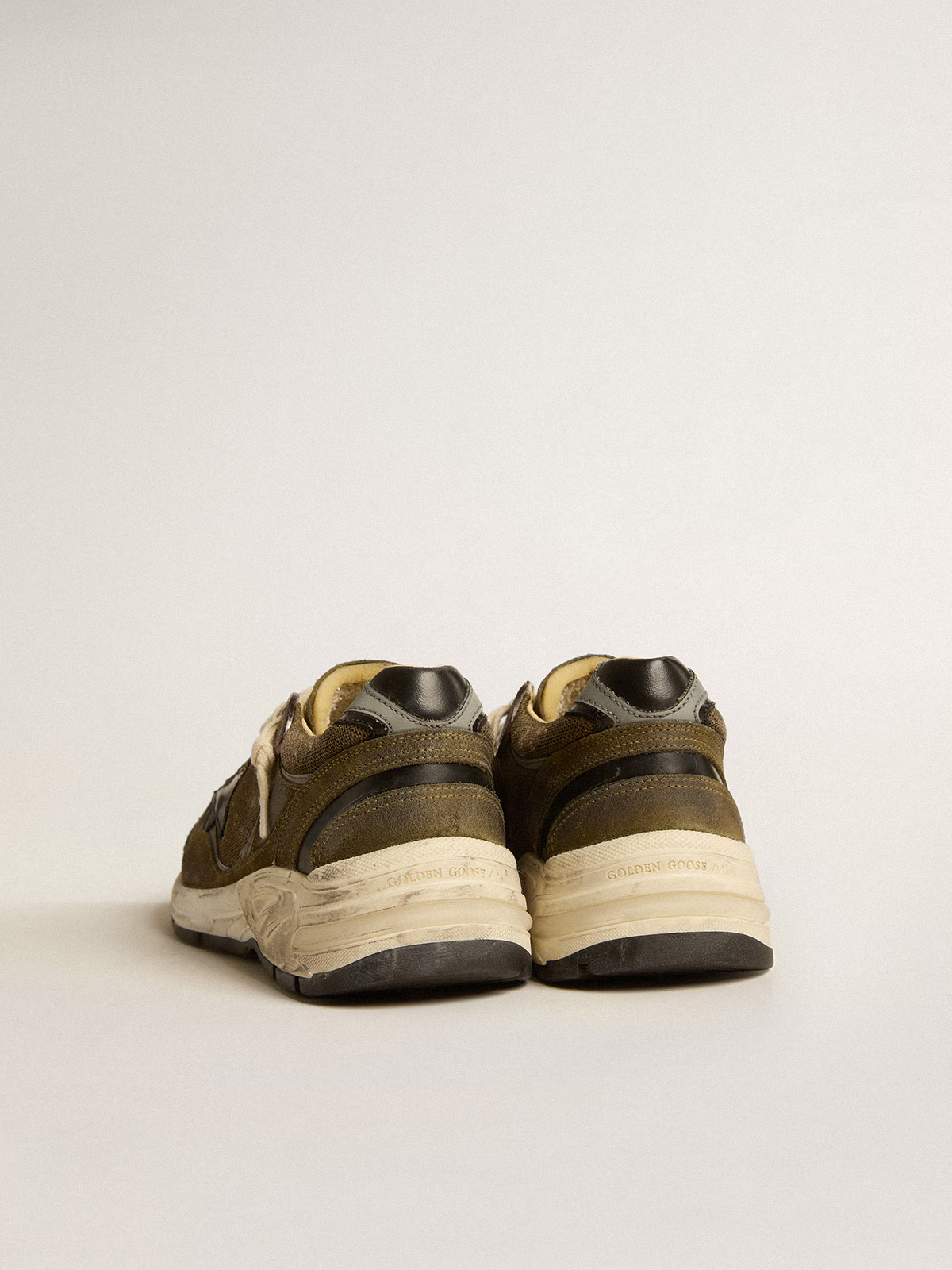 Golden Goose Dad-star Sneaker Olive - Black Unisex Streetwear Limited Edition