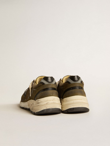 Golden Goose Dad-star Sneaker Olive - Black Unisex Streetwear Limited Edition