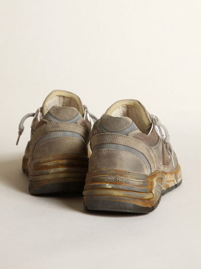 Golden Goose Dad-star Suede Sneaker In - Grey Unisex Streetwear Limited Edition