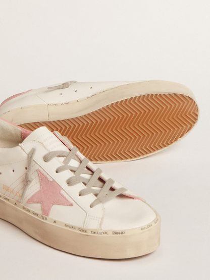 Golden Goose Hi Star Sneaker c Suede Star - Pink Unisex Streetwear Limited Edition