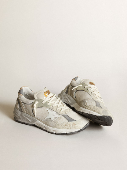 Golden Goose Running Sole Sneaker In With Distressed Details - White Unisex Streetwear Limited Edition