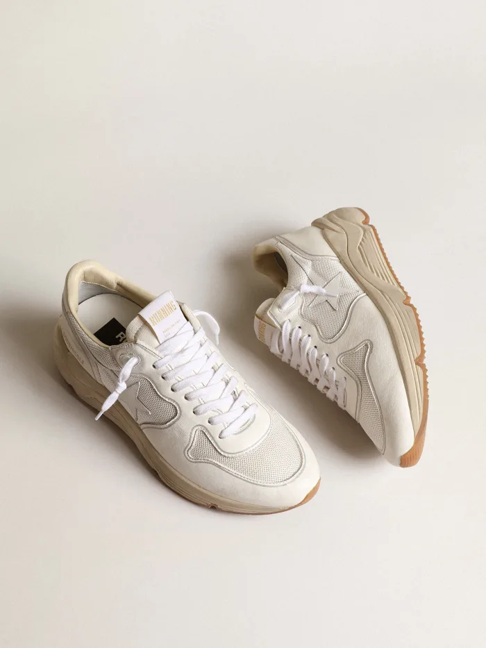 Golden Goose Running Sole Mesh Sneaker - White Unisex Streetwear Limited Edition