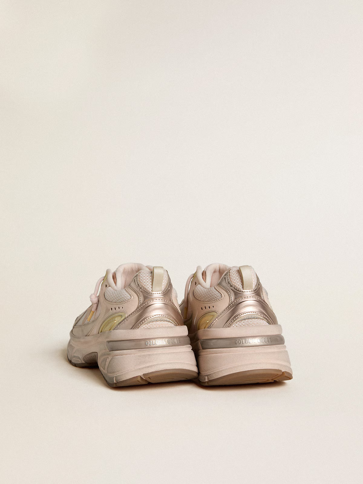 Golden Goose Running Sole c Blush Mesh - Yellow Unisex Streetwear Limited Edition