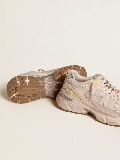 Golden Goose Running Sole c Blush Mesh - Yellow Unisex Streetwear Limited Edition
