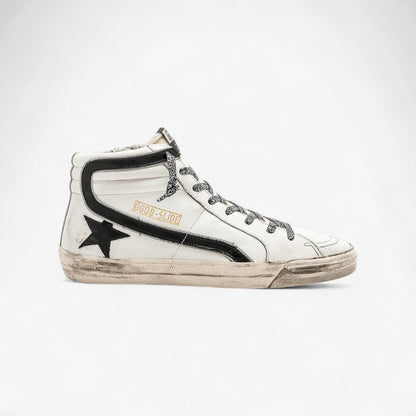 Golden Goose Slide High-top Sneaker - Black Unisex Streetwear Limited Edition