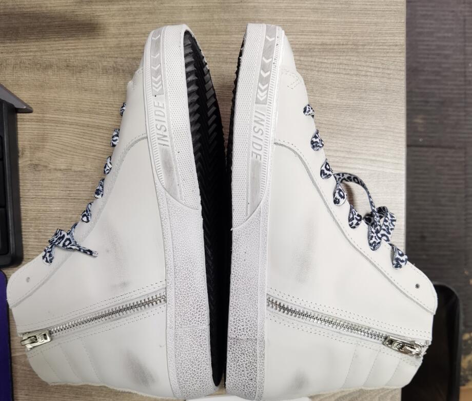 Golden Goose Slide High-top Sneaker - Black Unisex Streetwear Limited Edition