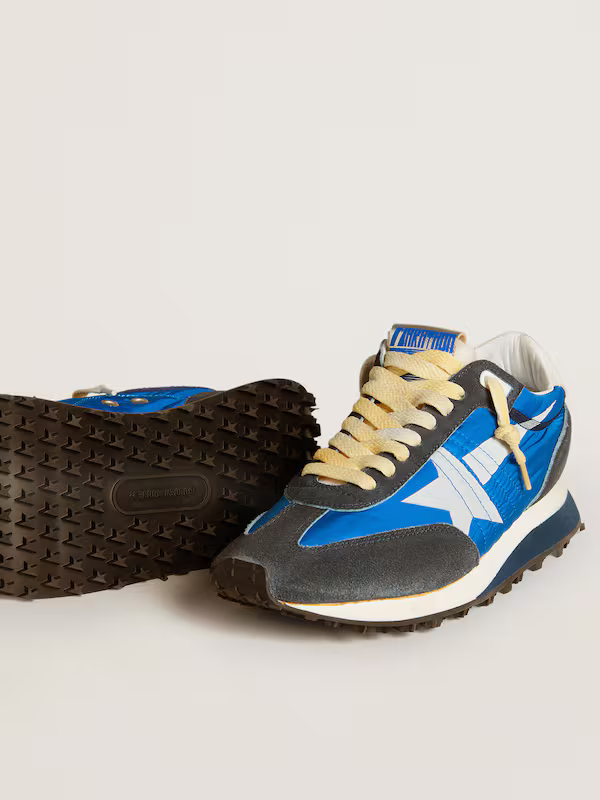 Golden Goose Soul Star Sneaker c Blue & - White Unisex Streetwear Limited Edition