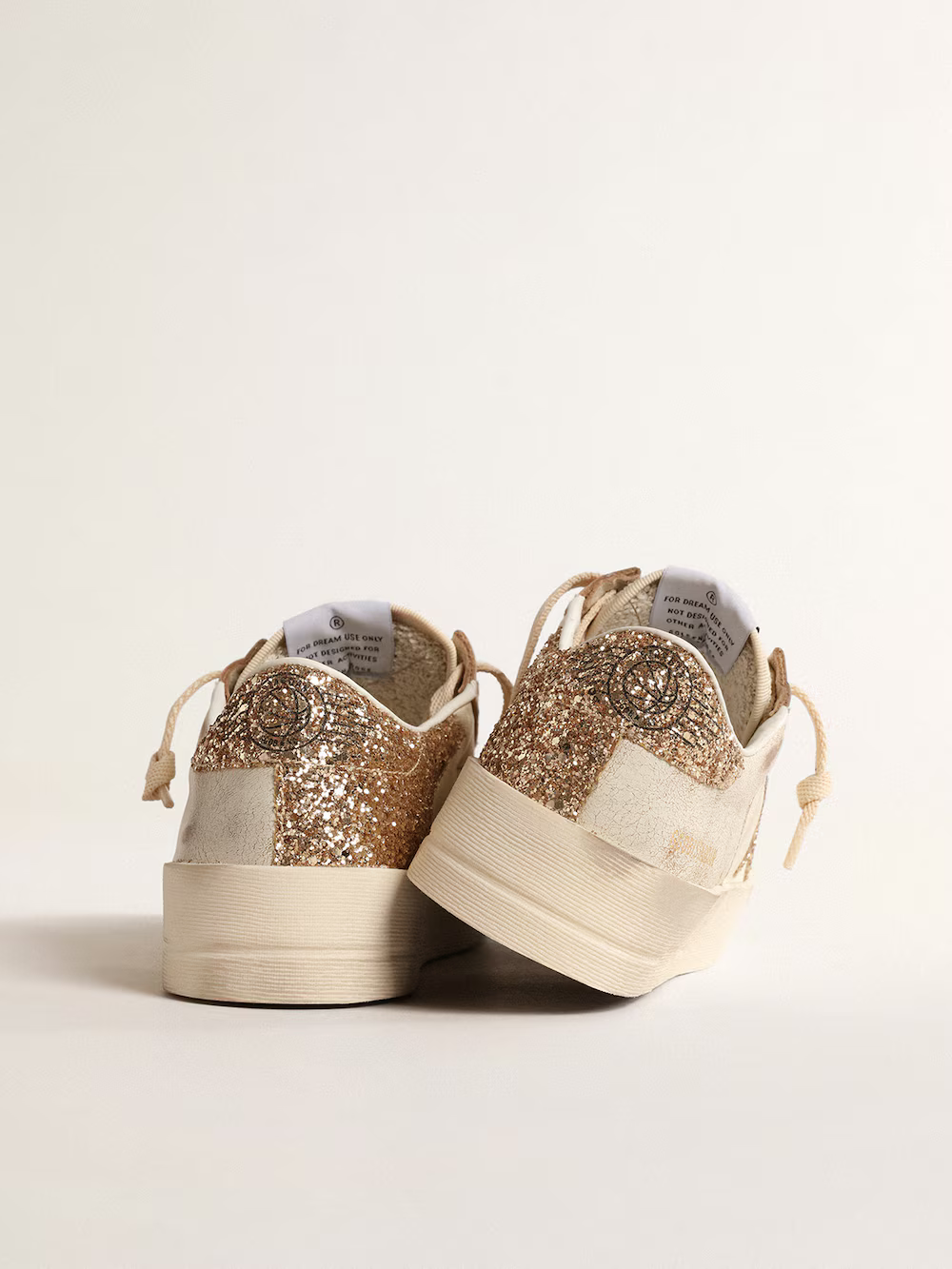 Golden Goose Stardan Sneaker c Glitter Star & Heel Tab - Red Unisex Streetwear Limited Edition