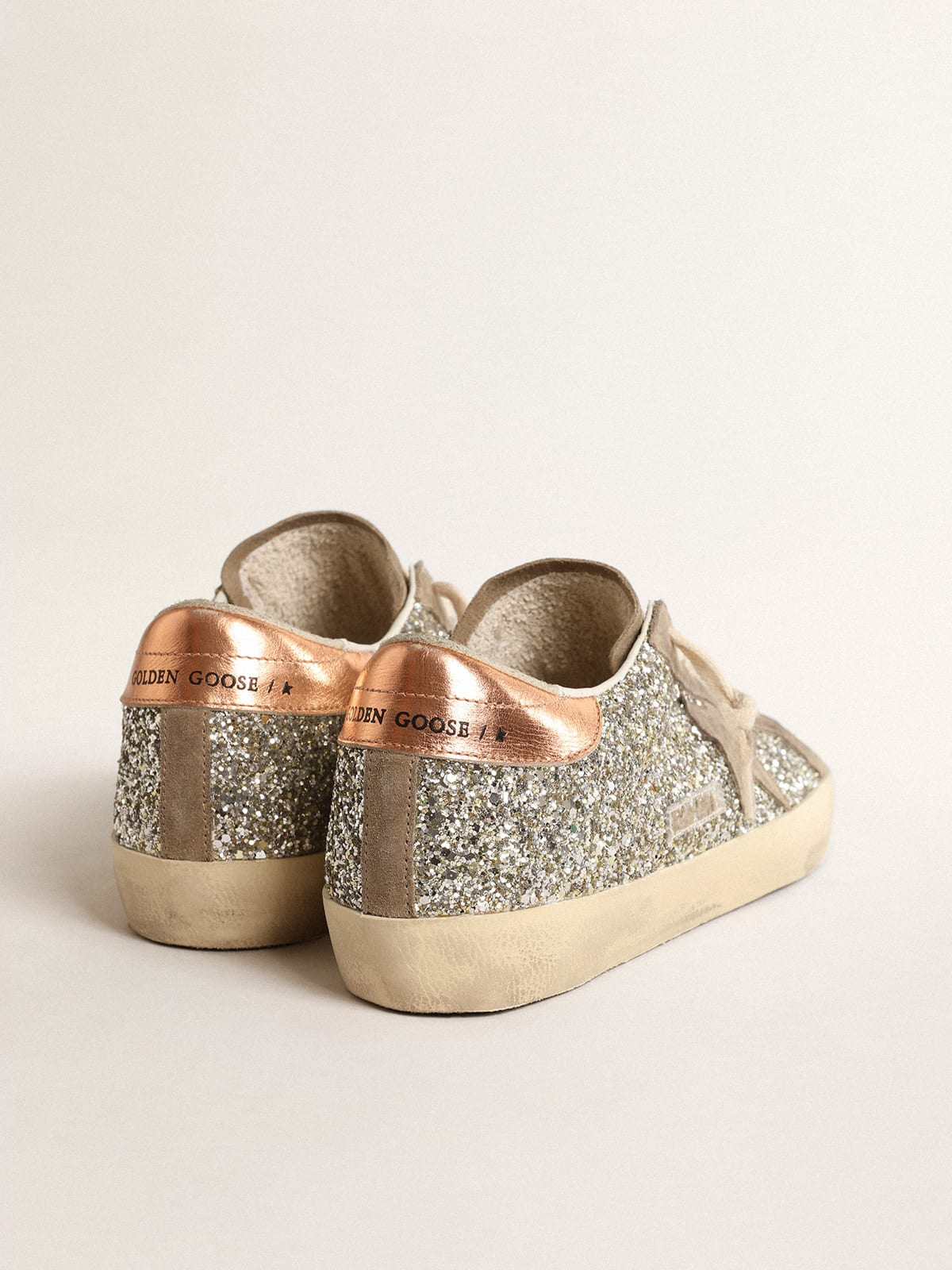 Golden Goose Super-star Allover Glitter Sneaker - Red Unisex Streetwear Limited Edition