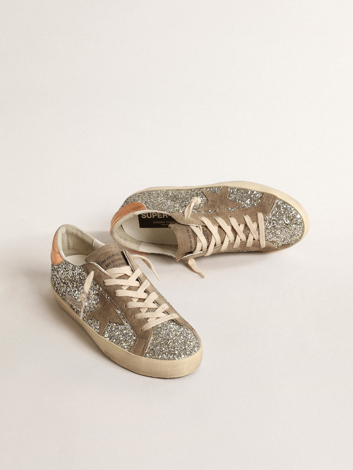 Golden Goose Super-star Allover Glitter Sneaker - Red Unisex Streetwear Limited Edition