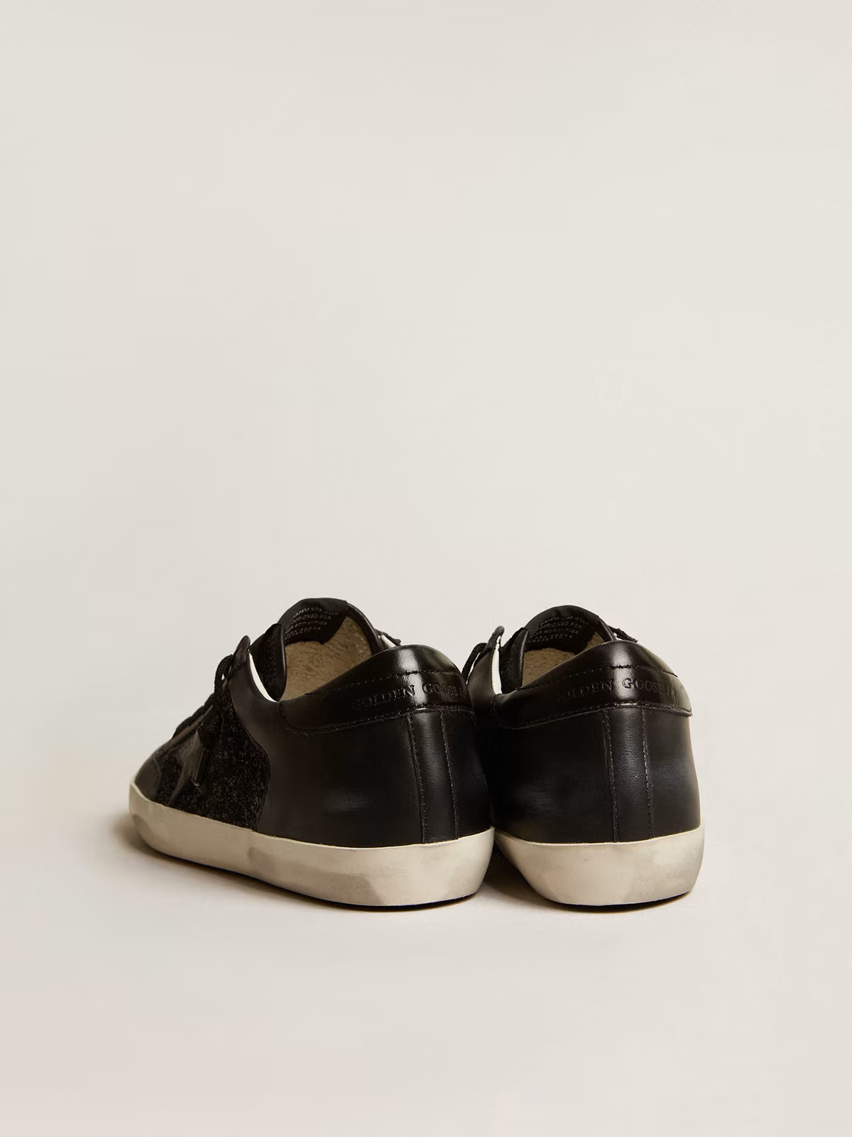 Golden Goose Super-star Glitter Sneaker - Black Unisex Streetwear Limited Edition