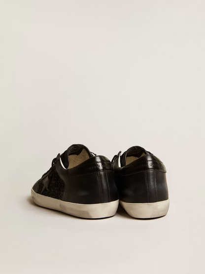 Golden Goose Super-star Glitter Sneaker - Black Unisex Streetwear Limited Edition