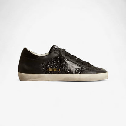 Golden Goose Super-star Glitter Sneaker - Black Unisex Streetwear Limited Edition
