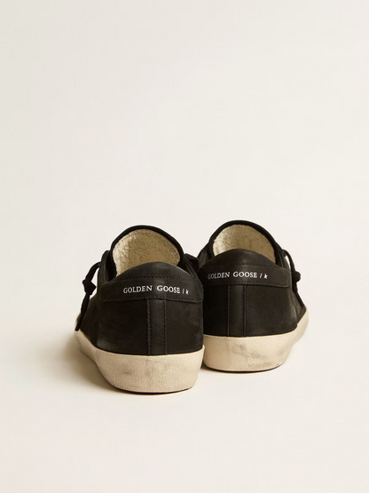 Golden Goose Super-star Leather Sneaker - Black Unisex Streetwear Limited Edition