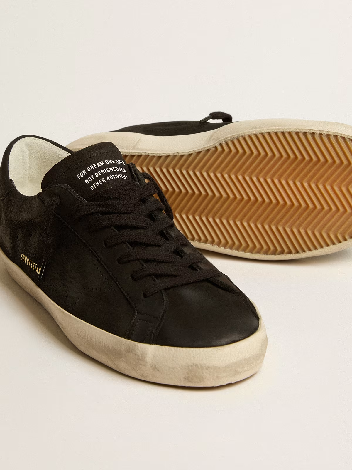 Golden Goose Super-star Leather Sneaker - Black Unisex Streetwear Limited Edition