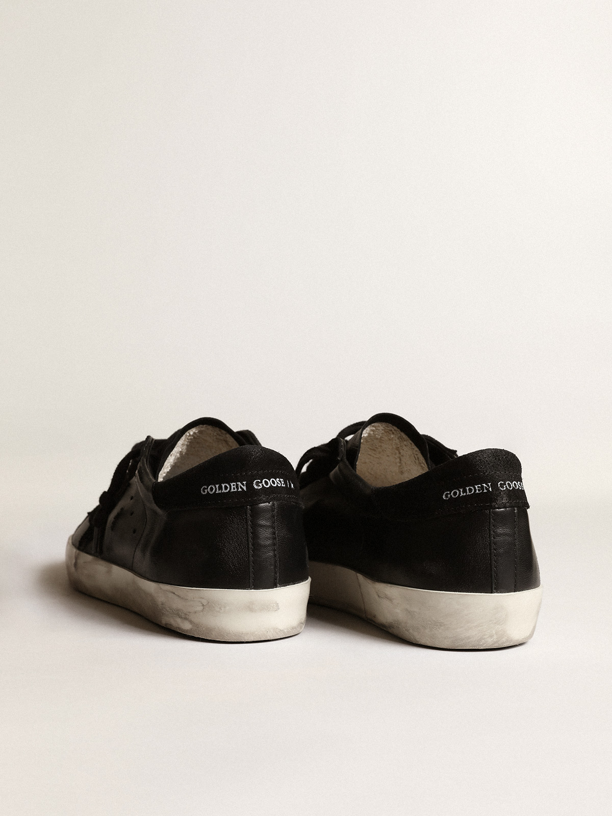 Golden Goose Super-star Leather Sneaker - Black Unisex Streetwear Limited Edition