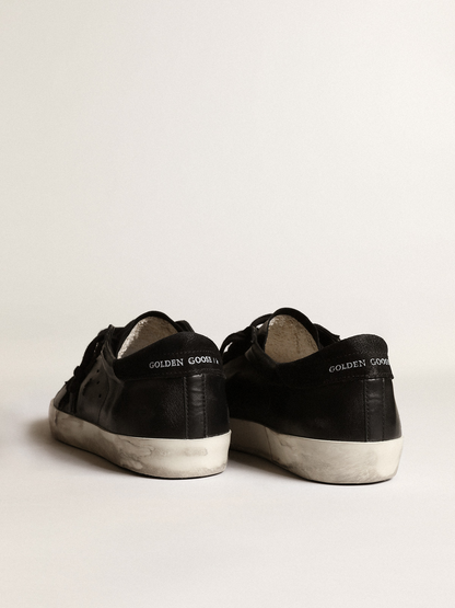 Golden Goose Super-star Leather Sneaker - Black Unisex Streetwear Limited Edition