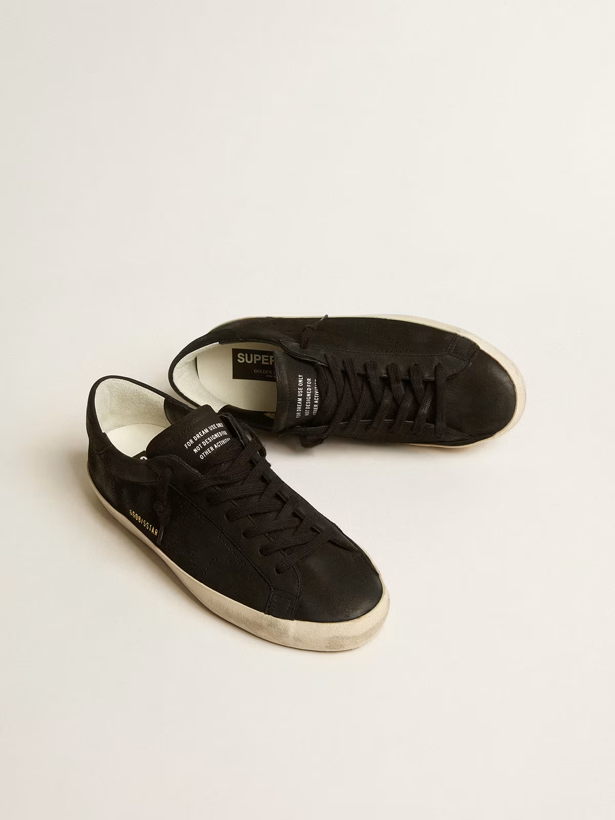 Golden Goose Super-star Leather Sneaker - Black Unisex Streetwear Limited Edition