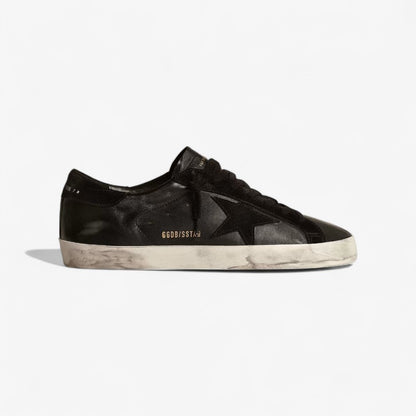 Golden Goose Super-star Leather Sneaker - Black Unisex Streetwear Limited Edition