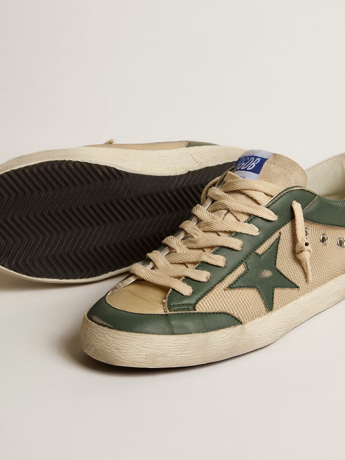 Golden Goose Super-star Corduroy Sneaker - White Unisex Streetwear Limited Edition